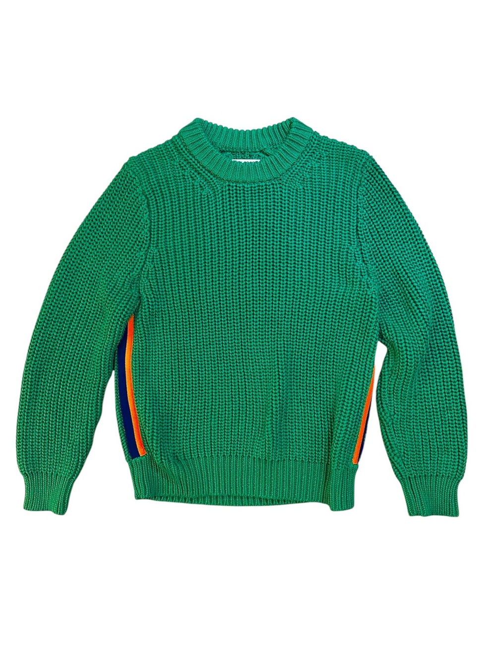 Tory Burch Sport Performance Cotton Ribbed Sweater Vineyard Green XS